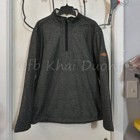 Orvis Sweaters Orvis Men Fleece Lined 4 Zip Pullover Gray Poshmark